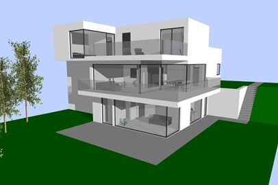 Hausbau: 3D-Visualisierung